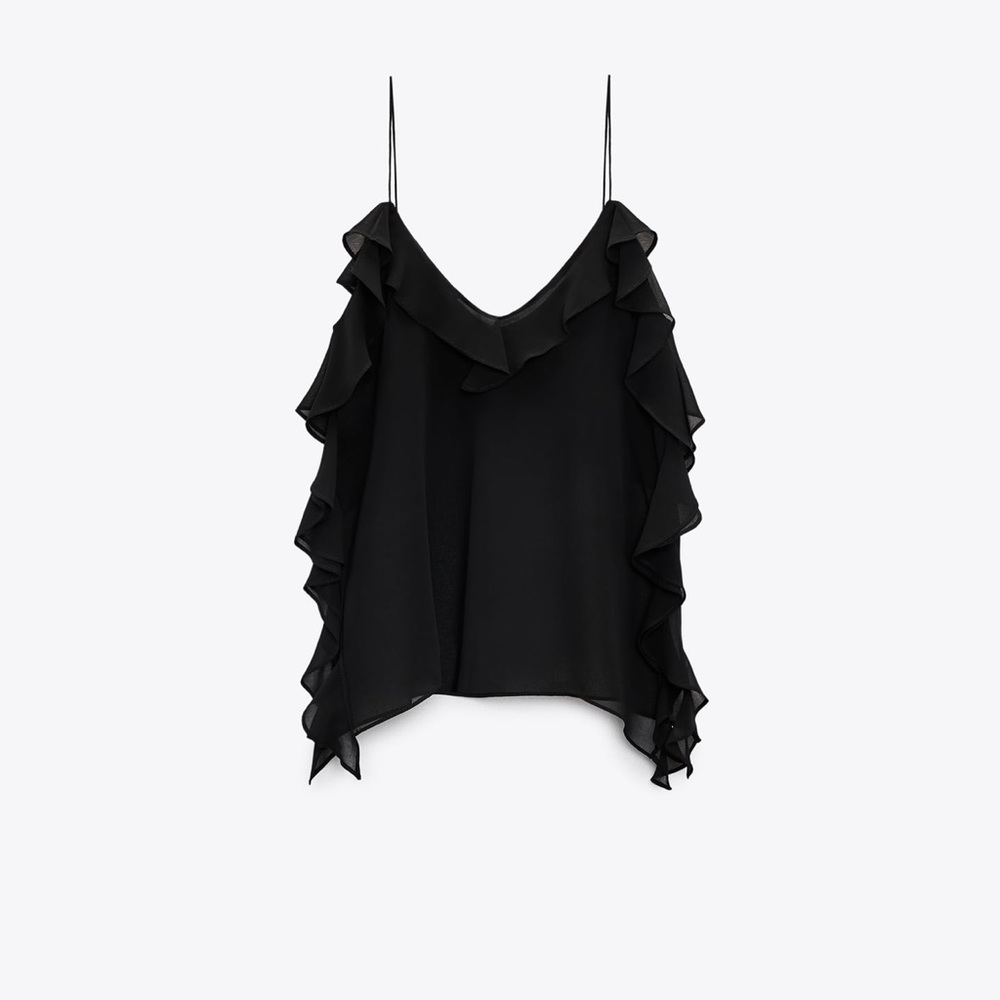 ZARA RUFFLED CAMISOLE - Picture 3 of 6